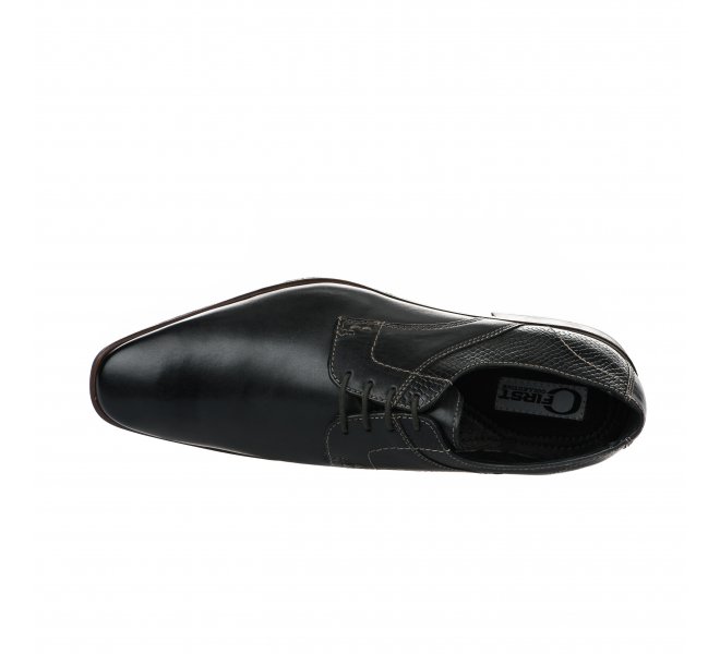 Chaussures à lacets garçon - FIRST COLLECTIVE - Noir