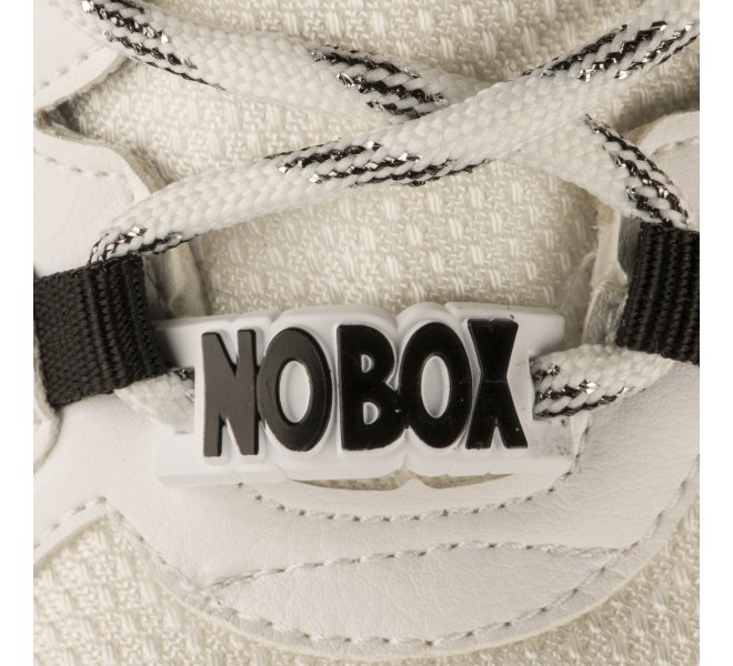 Baskets fille - NO BOX - Blanc