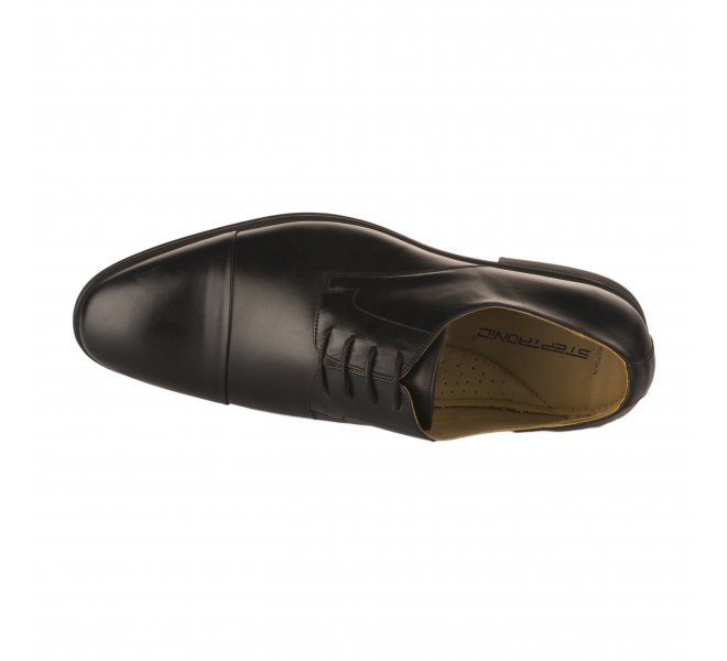 Chaussures à lacets garçon - STEPTRONIC - Noir