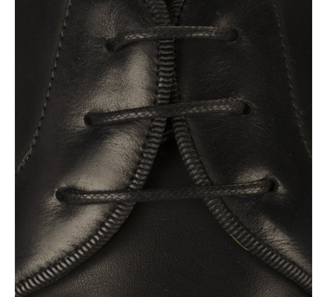 Chaussures à lacets garçon - STEPTRONIC - Noir