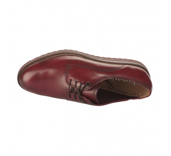 Chaussures à lacets fille - TAMARIS - Rouge