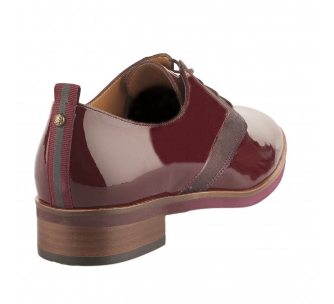 Chaussures à lacets fille - EMILIE KARSTON - Rouge bordeaux