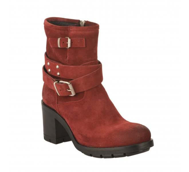 Boots fille - PAOYAMA - Rouge