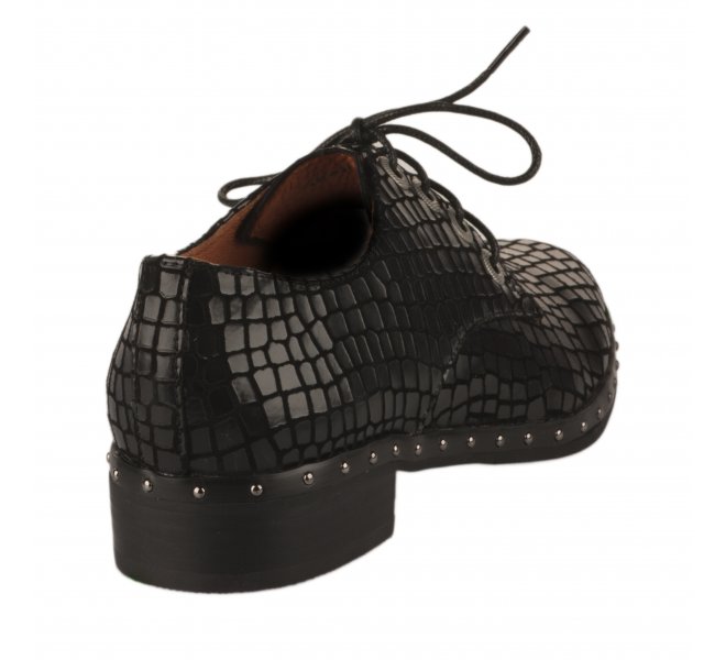Chaussures à lacets fille - MAM'ZELLE - Noir