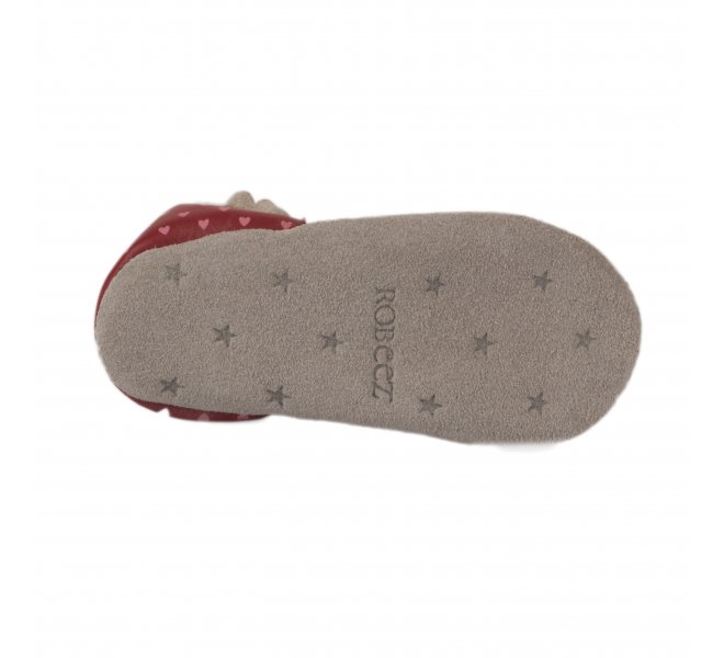 Chaussons fille - ROBEEZ - Rouge