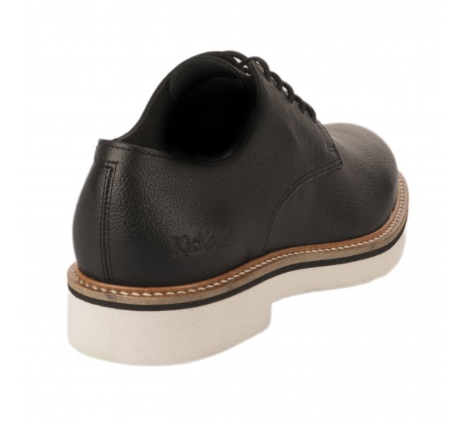 Chaussures à lacets fille - KICKERS - Noir