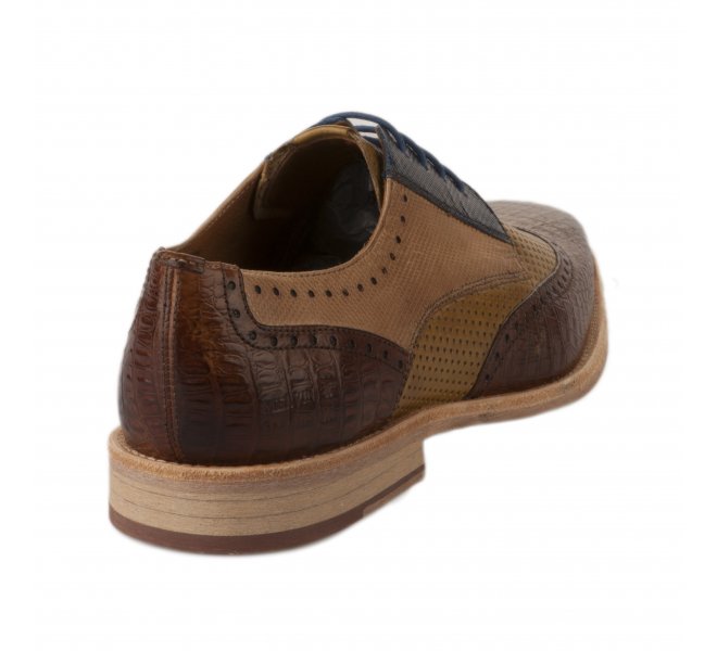 Chaussures à lacets garçon - MELVIN & HALMILTON - Marron