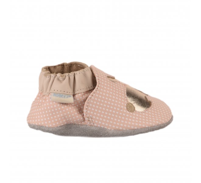 Chaussons fille - ROBEEZ - Rose
