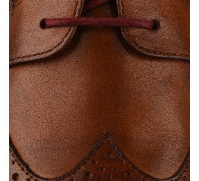 Chaussures à lacets garçon - FIRST COLLECTIVE - Marron