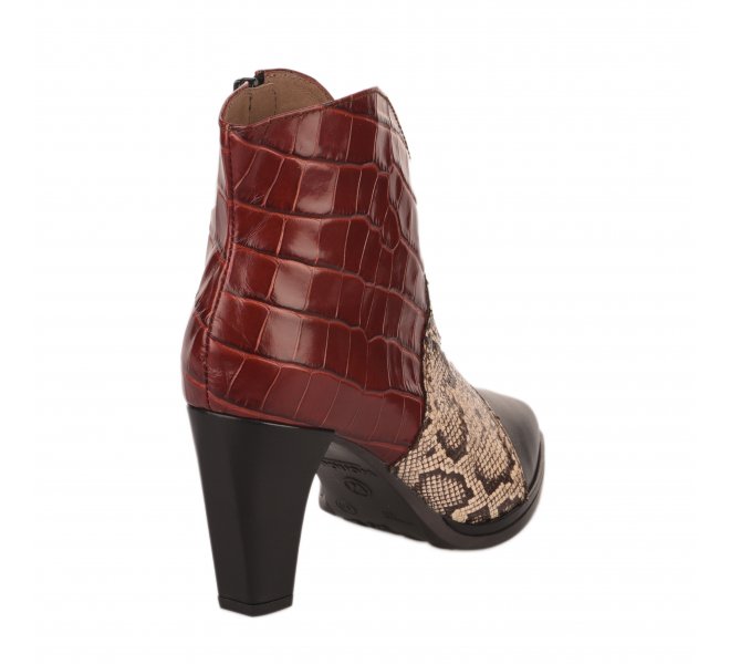 Boots fille - WONDERS - Rouge