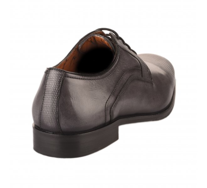 Chaussures à lacets garçon - FIRST COLLECTIVE - Gris