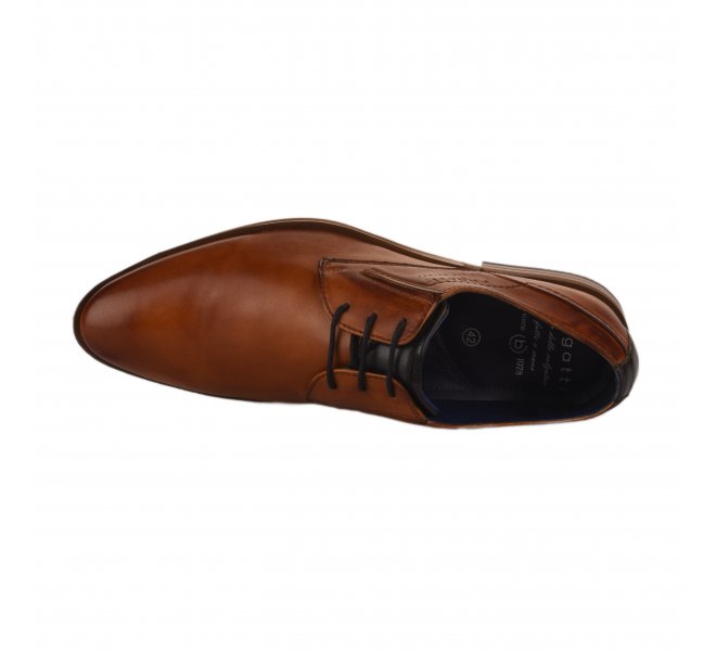 Chaussures à lacets garçon - BUGATTI - Marron cognac