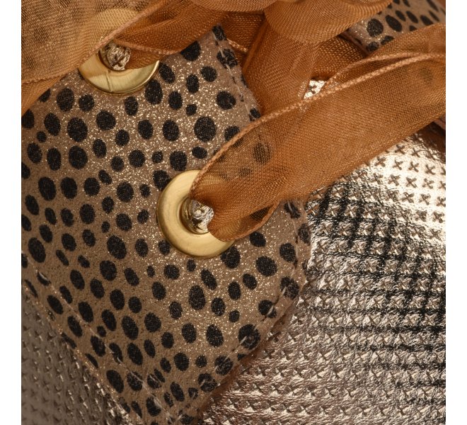 Chaussures à lacets fille - FUGITIVE - Dore