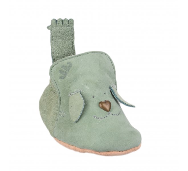 Chaussons fille - EASY PEASY - Vert d'eau