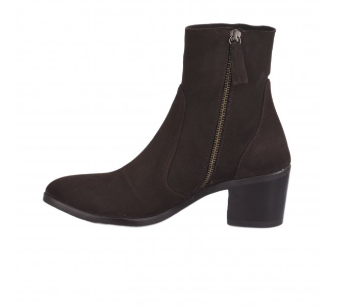 Boots fille - BUENO - Marron fonce