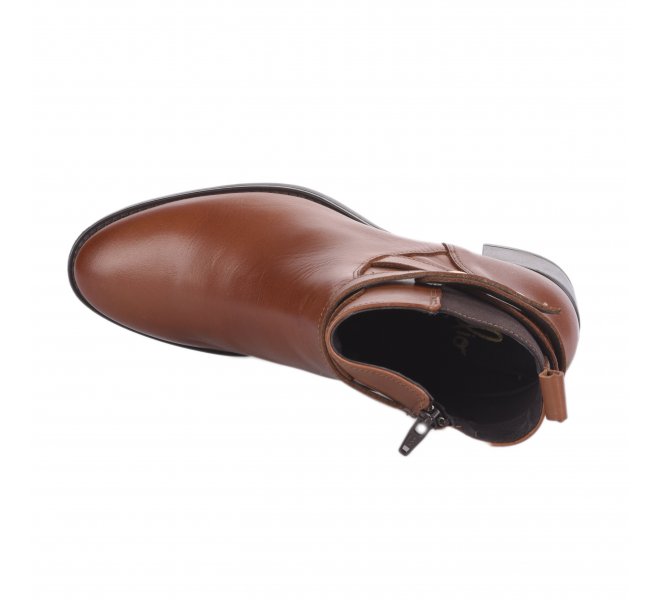 Boots fille - MIGLIO - Marron cognac