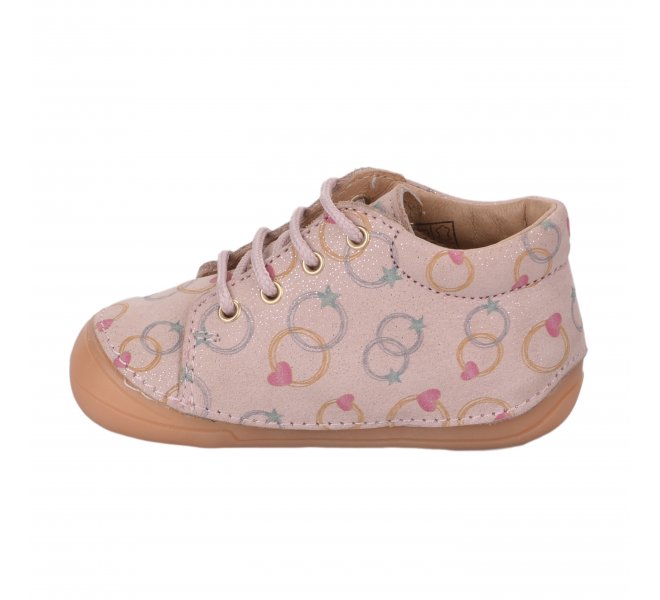 Achat chaussures Happy Bee Enfant Botte et Bottillon, vente Happy Bee  B595180 Pink - Boots fille rose avec etoiles multicolores