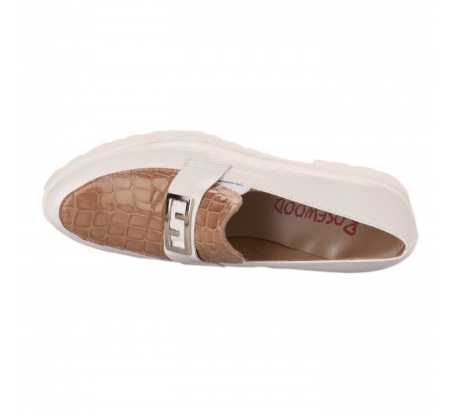 Mocassins fille - ROSEWOOD - Taupe