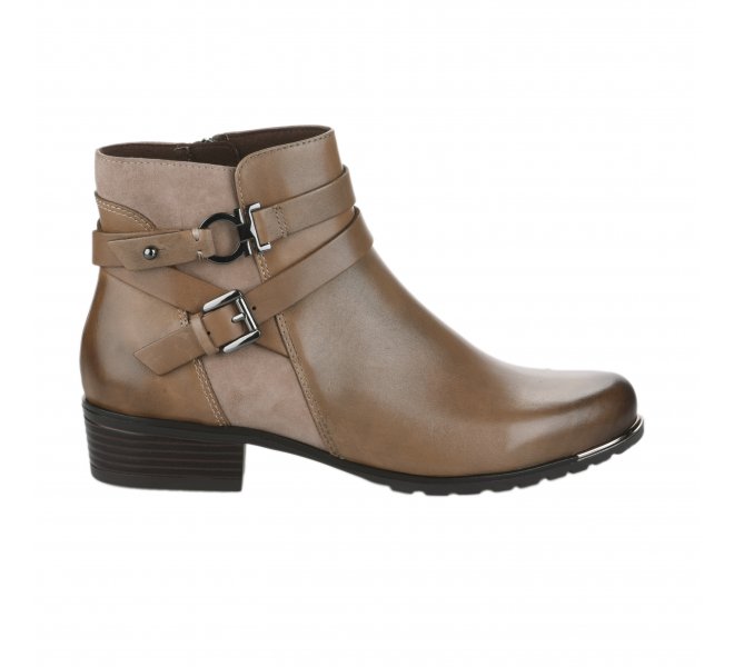Boots fille - CAPRICE - Taupe