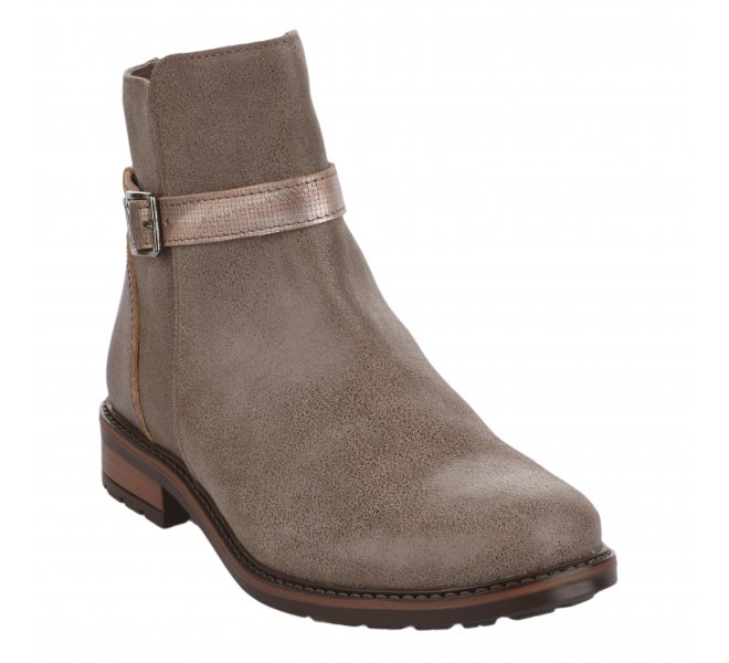 Boots fille - BELLAMY - Taupe