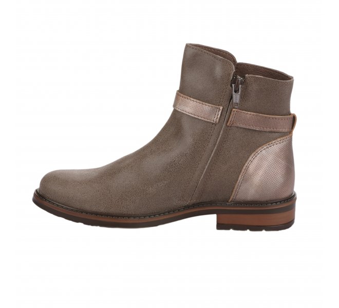 Boots fille - BELLAMY - Taupe