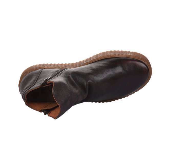 Boots fille - MIGLIO - Marron fonce