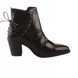 Boots fille - REGARD - Noir verni